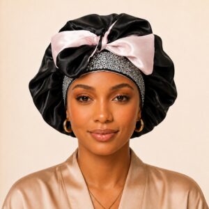 Rhinestone Tie Bonnet